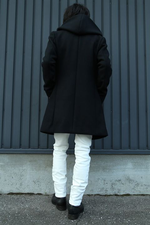 junhashimoto -WRAP HOODED COAT-
