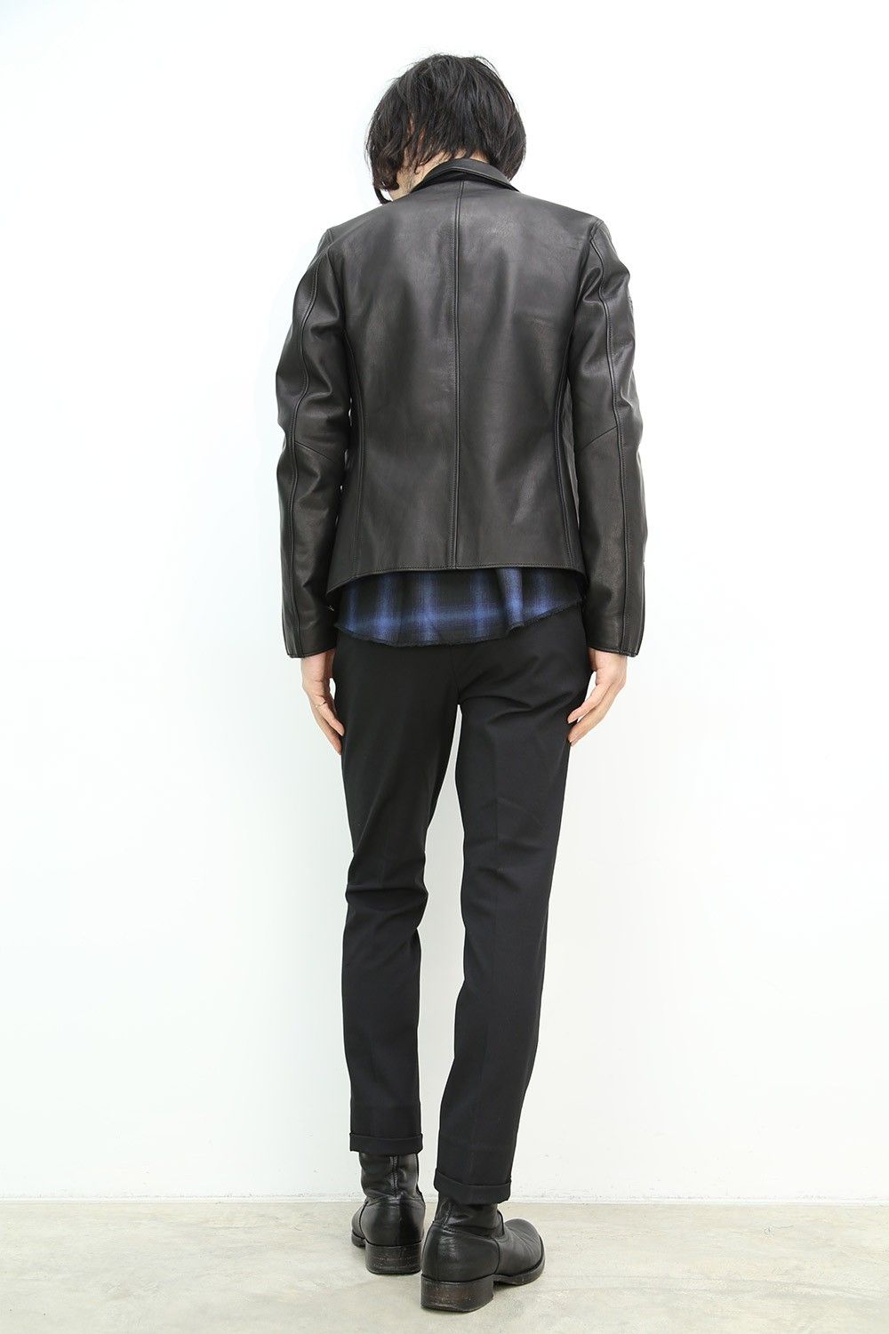 ジャケット・アウター Lounge Lizard Cow leather RIDERS BLACK LOUNGE LIZARD -COW SOFT 素上げ シングルライダース- | 884 | Tempt