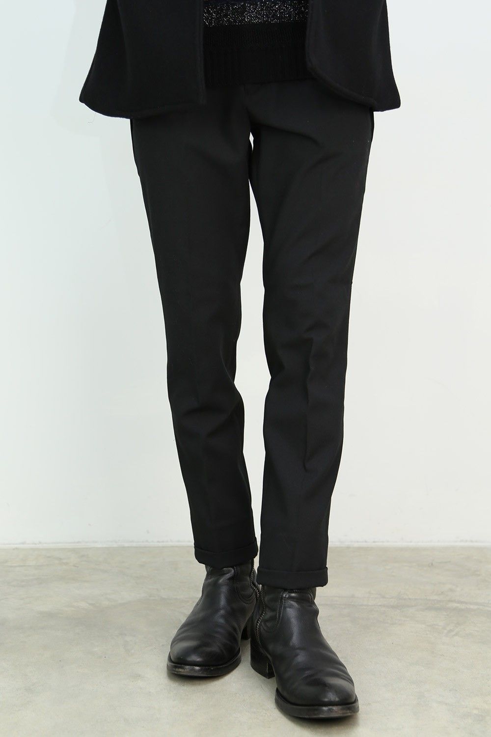 LOUNGE LIZARD -W CLOTH MELTON Pコート-