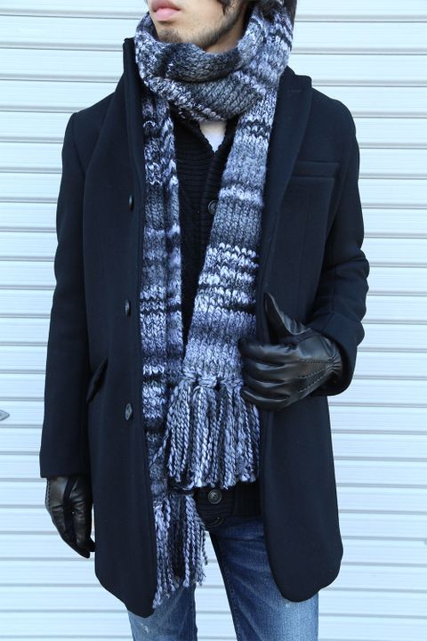 LOUNGE LIZARD -W CLOTH MELTON チェスターコート-