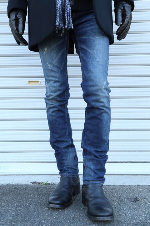 LOUNGE LIZARD -W CLOTH MELTON チェスターコート-