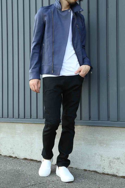 double inner riders -NAVY-