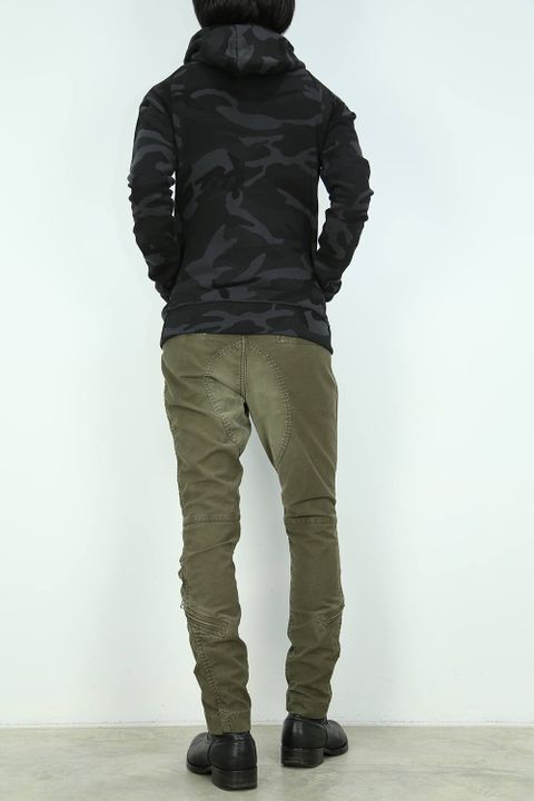 お客様リクエストコーデ 〜VADEL  -freedom sleeve pull over hood (camo)-〜