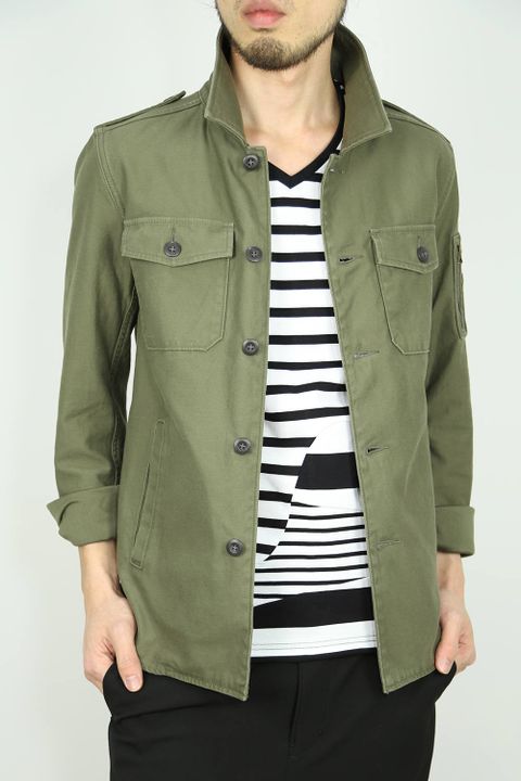 お客様リクエストコーデ 〜 LOUNGE LIZARD -M1943 CLOTH×BIO WASH ミリタリーシャツ- 〜