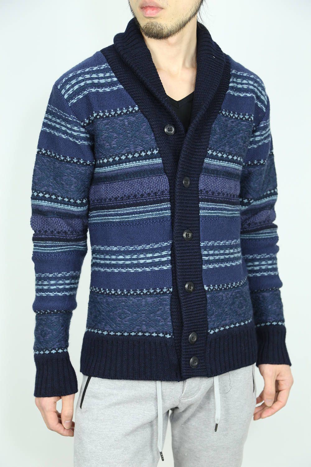 お客様リクエストコーデ 〜 wjk -shawl cardigan(indigo)- 〜 | 2634