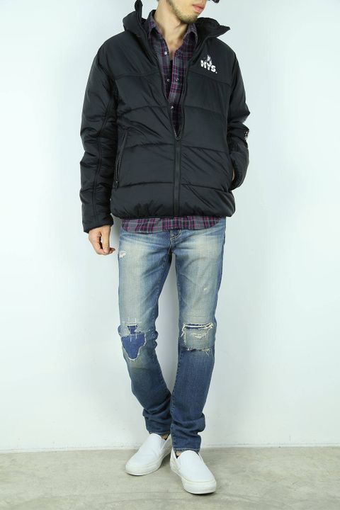 お客様リクエストコーデ 〜 HYSTERIC GLAMOUR --プリマロフトナイロンタフタ フーデッド JK-〜