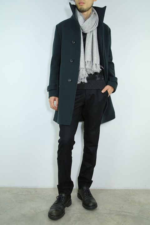 お客様リクエストコーデ 〜 junhashimoto -stand collar coat -〜