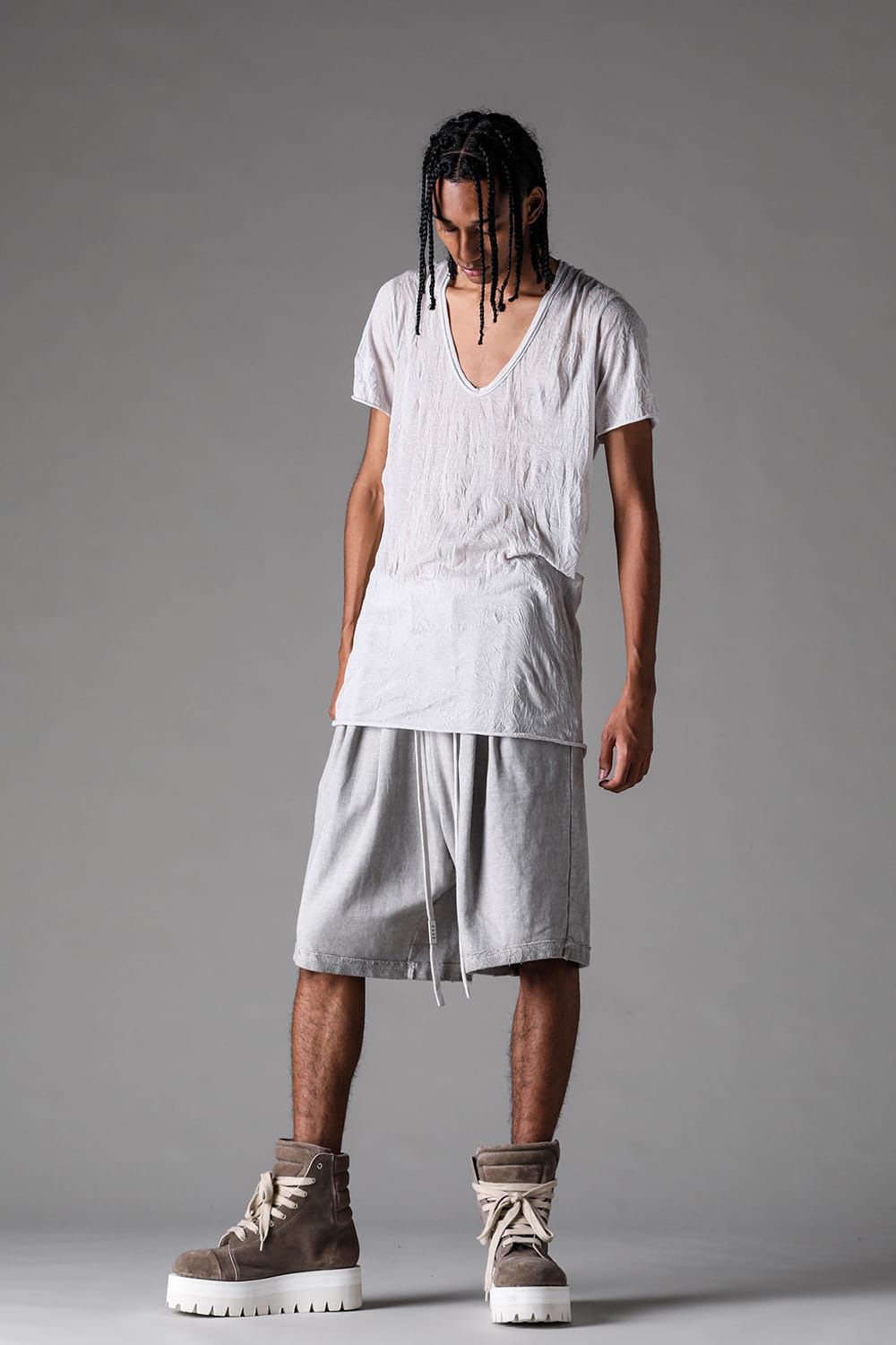 Sumi Dyed Wide Shorts
