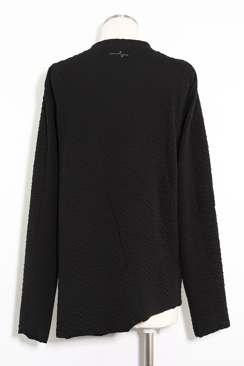 LONG SLEEVE T-SHIRT 223-301 / シボ加工ロングスリーブTee / ブラック