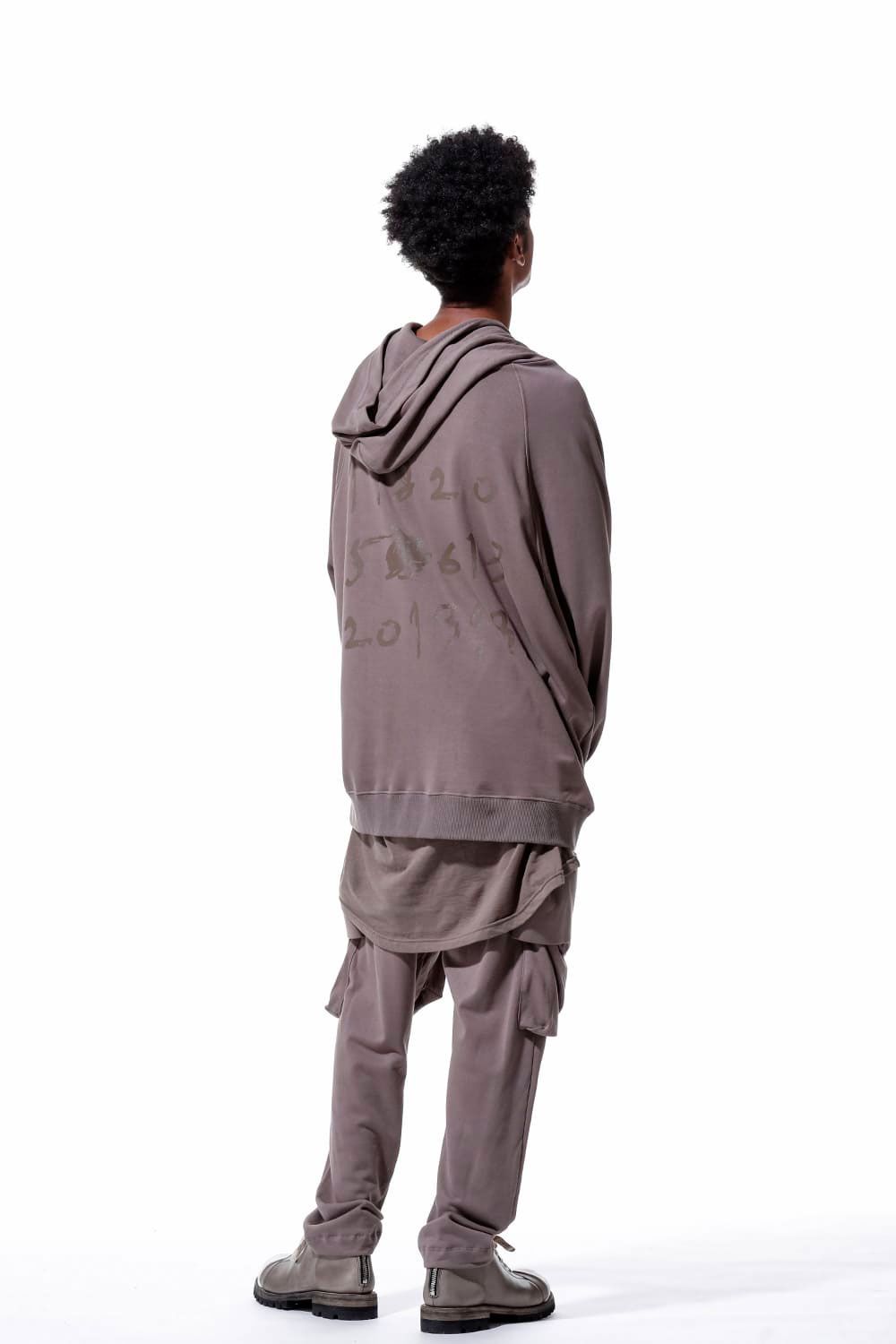 ライトウェイトオーバーサイズパーカー / Light Weight Sweat Hoodie / ブラウン / ag-7040