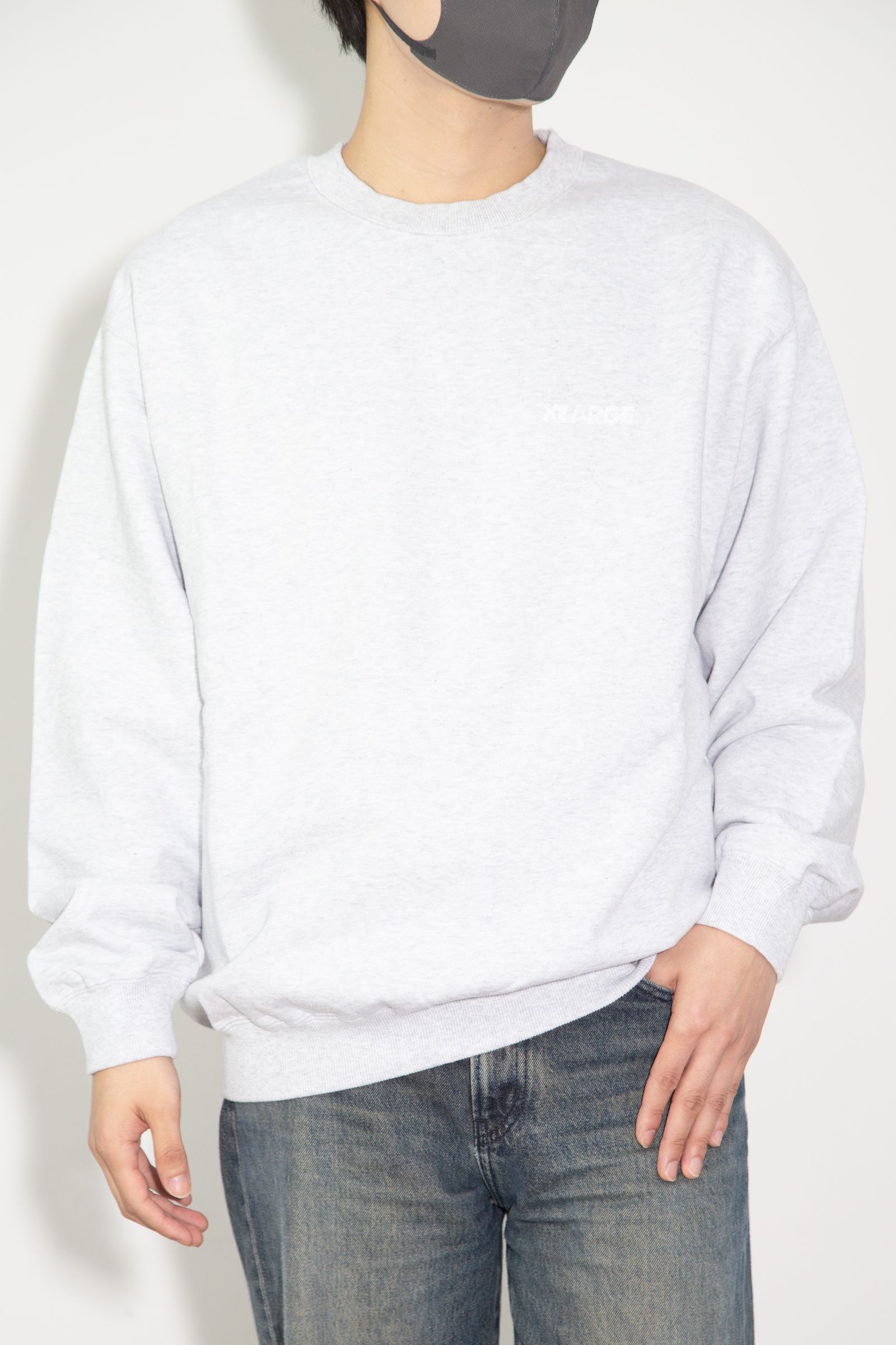 SLANTED OG CREWNECK SWEATSHIRT / アッシュ