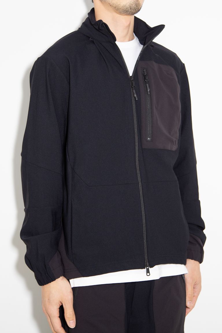STAND HOODIE JACKET / ブラック