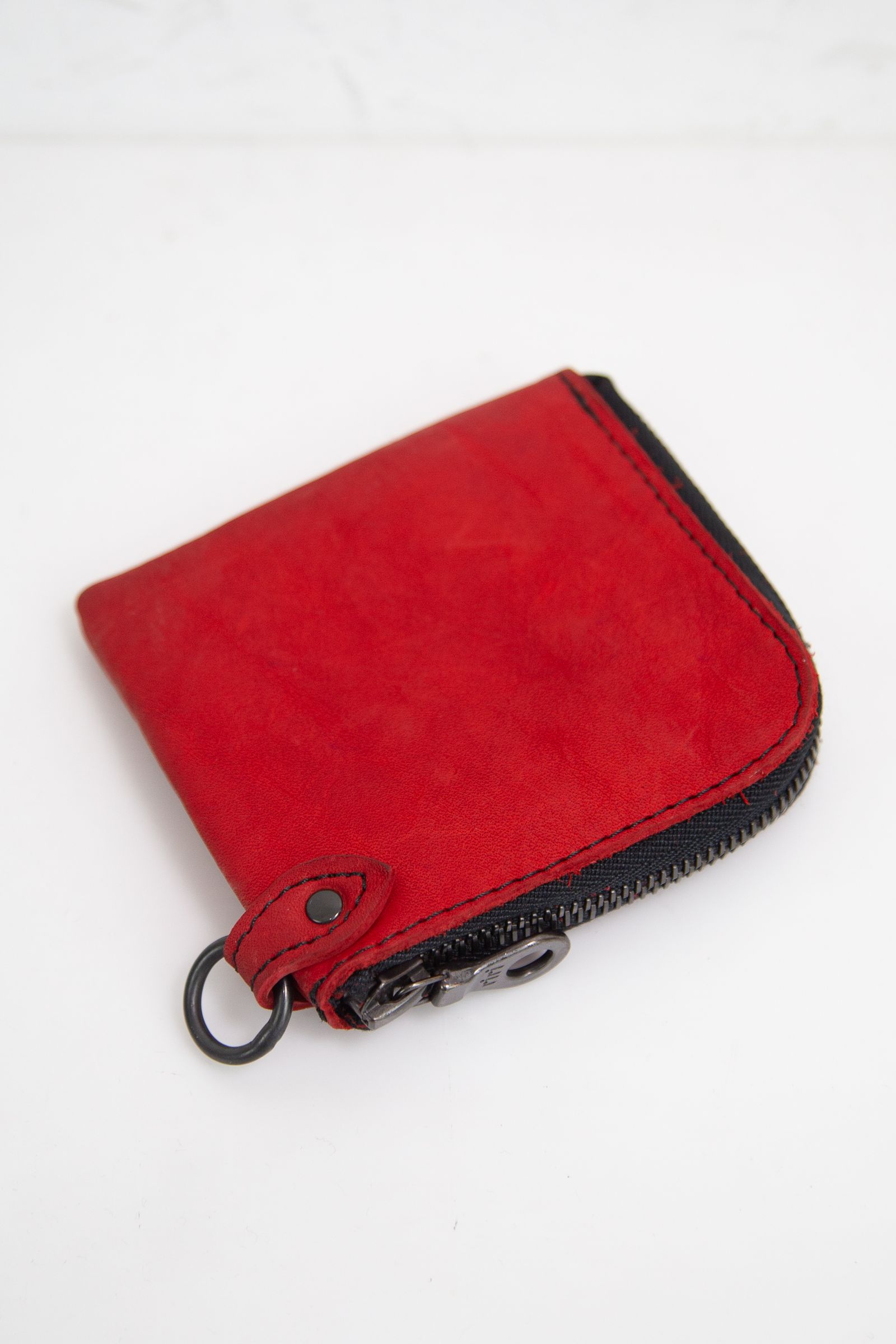 JP SHOULDER GARMENT-DYED COIN PURSE / レッド