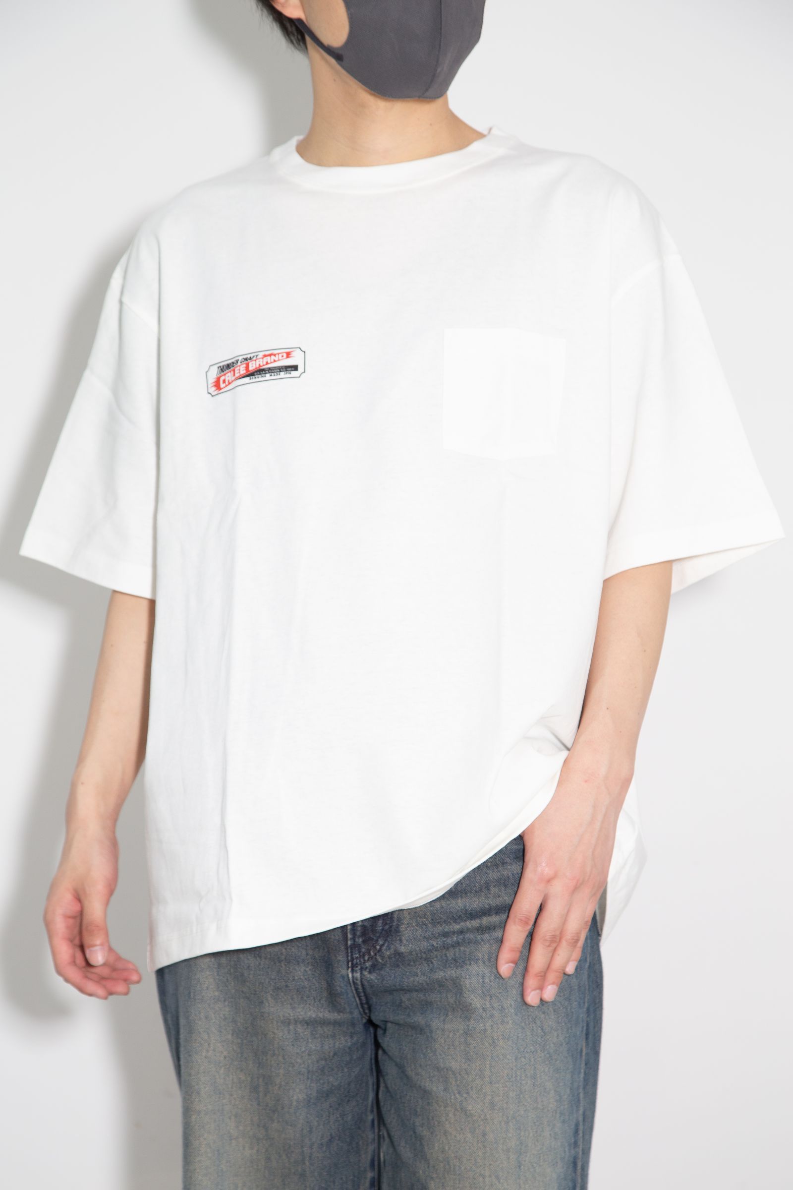 VINTAGE TYPE THUNDER CRAFT POCKET TEE / ホワイト