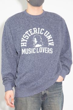 [ラスト1点 サイズXL] MUSIC LOVERS スウェット / ネイビー