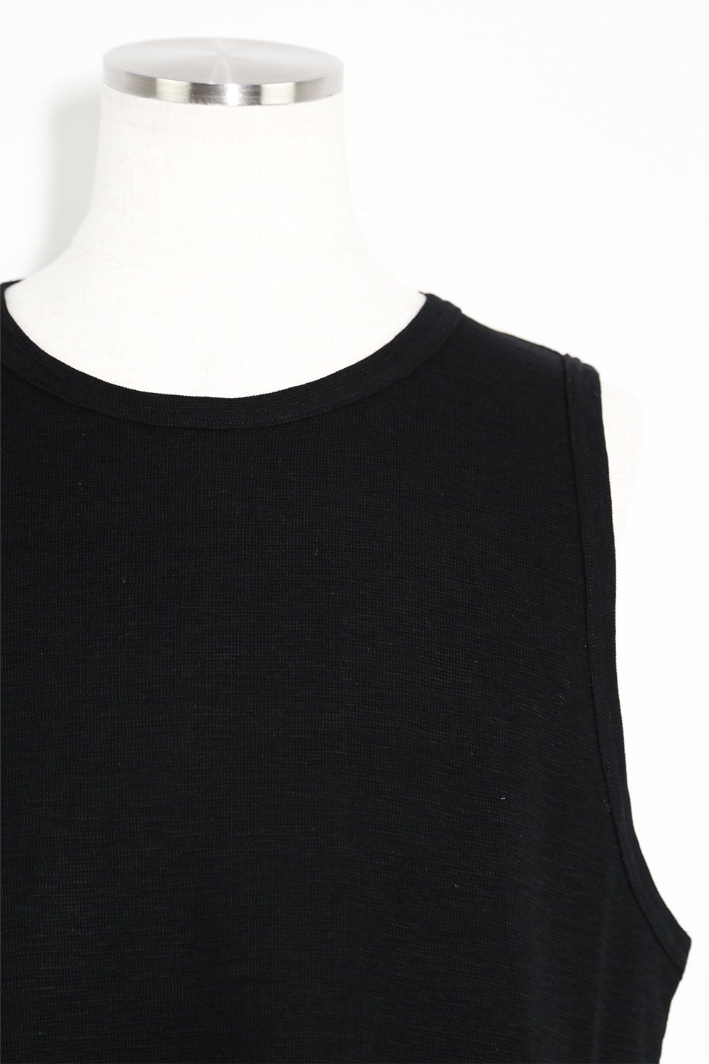 サーフニットロングタンクトップ / Surf Knit Long Tank Top / ブラック / ag-6083-4