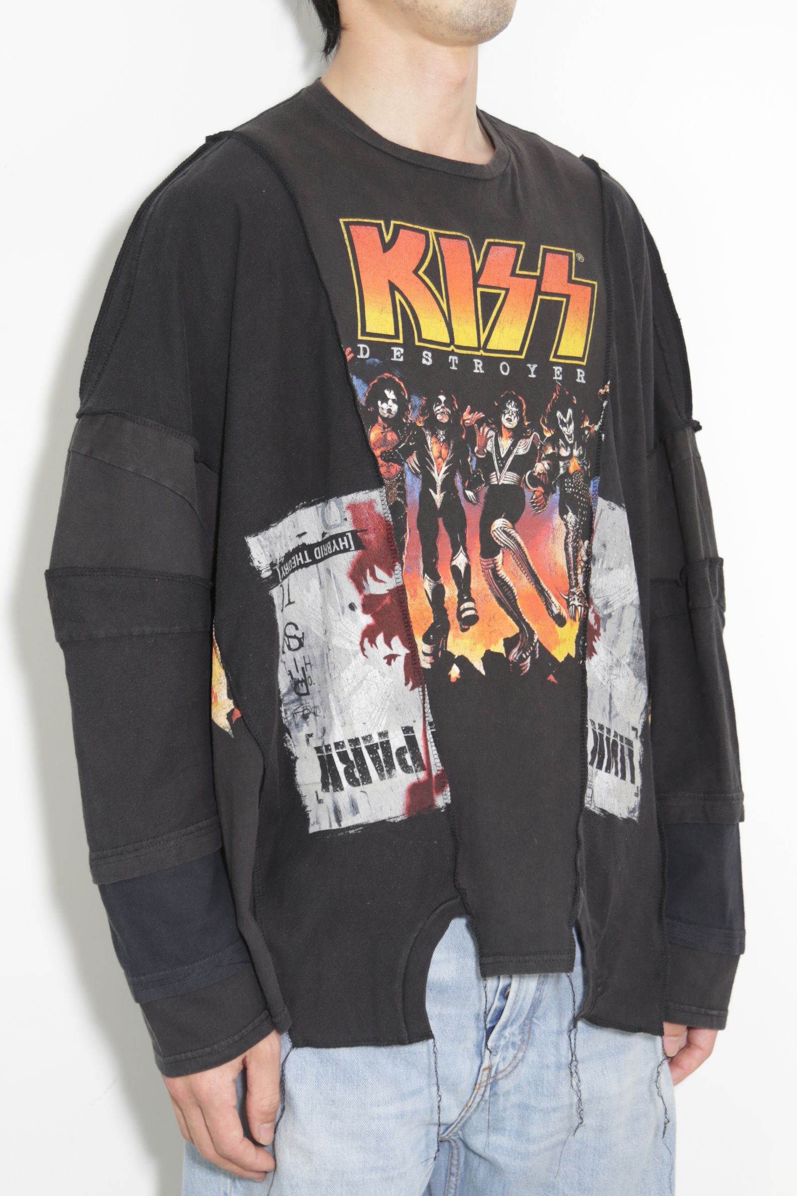 Long Sleeve Band Tee A / ブラック