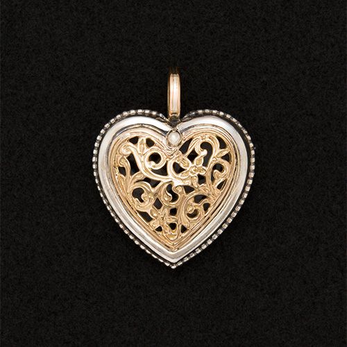 Garden Shadows Heart Pendant / GP037