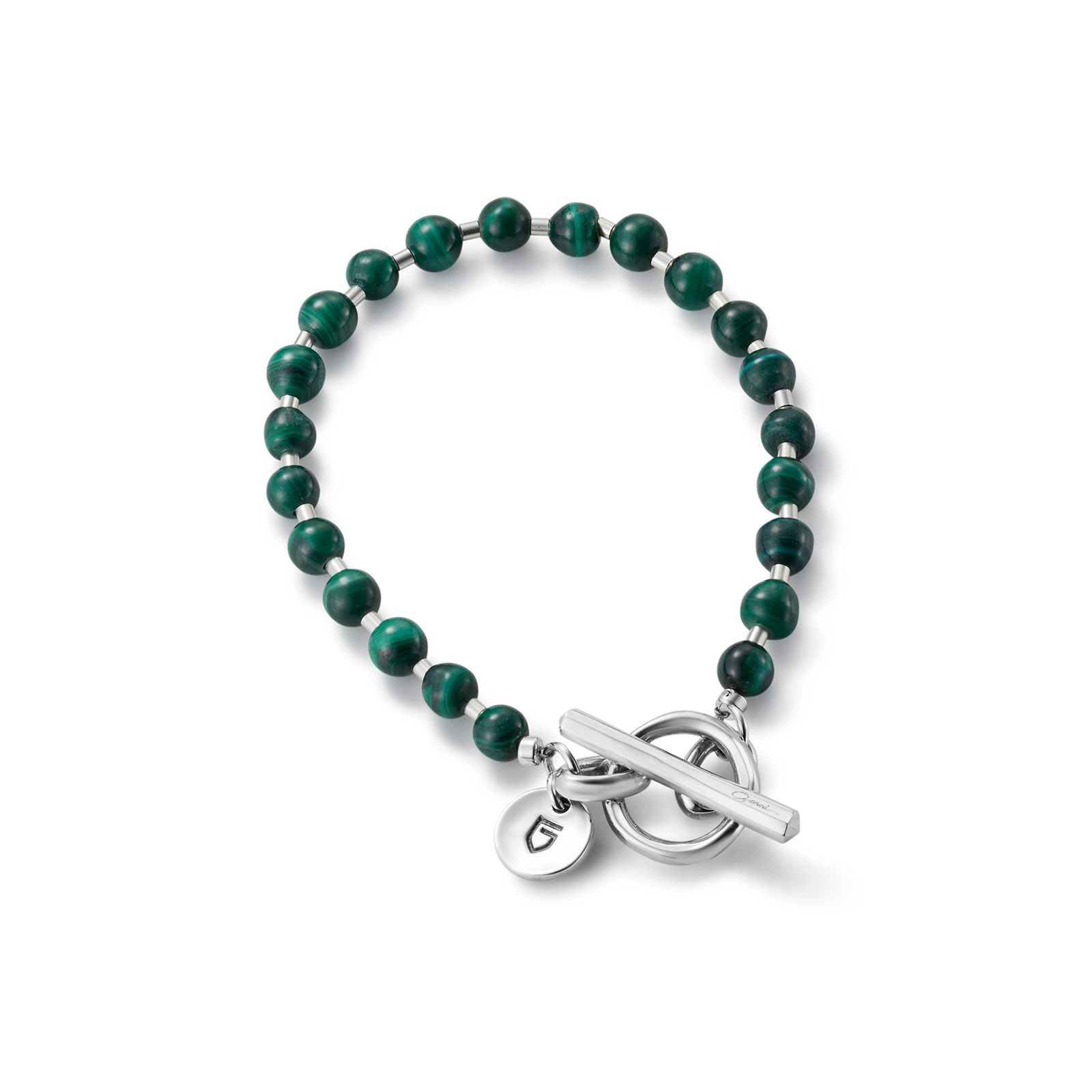 Stone Ball Chain Bracelet