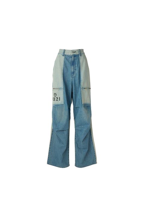 HYSTERIC 0321 ニータックワイドパンツ / ライトインディゴ