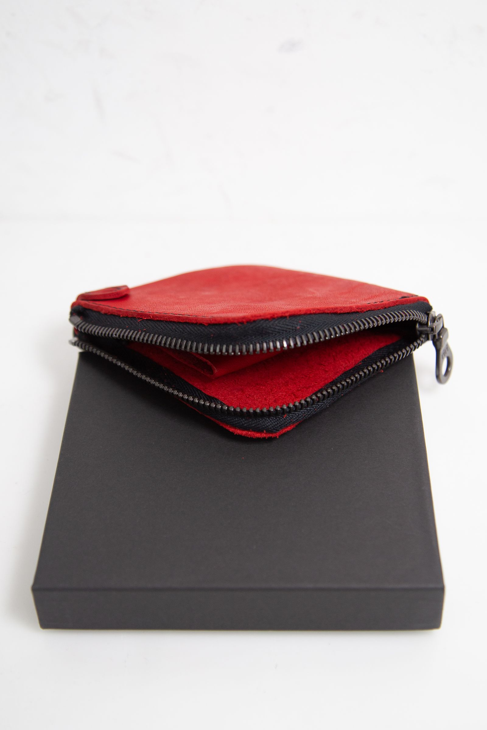 JP SHOULDER GARMENT-DYED COIN PURSE / レッド
