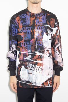USED LS T- SHIRT  / ブラック 1