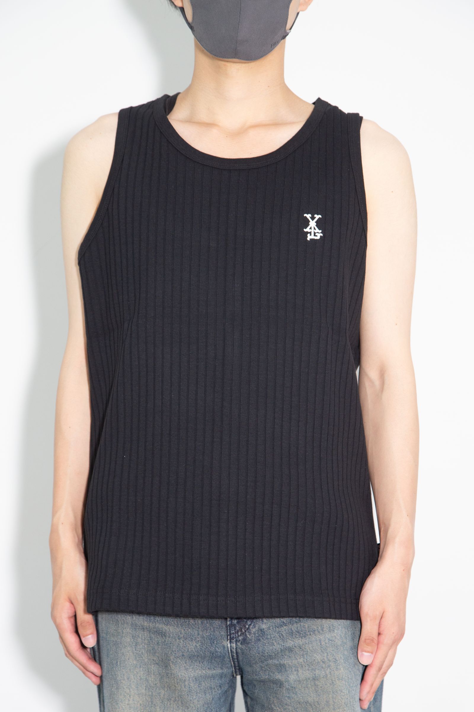 XLARGE - DROP NEEDLE RIB TANK TOP / ブラック | Tempt