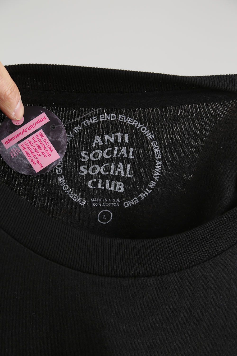 Anti Social Social Club - CANCELLED RAINBOW BLACK TEE / ブラック