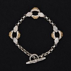 Garden Shadows 3 Small Links Bracelet / GB002