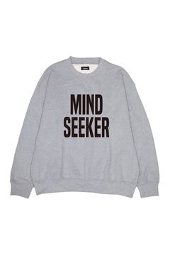 Word Printed Crewneck Sweatshirts / グレー