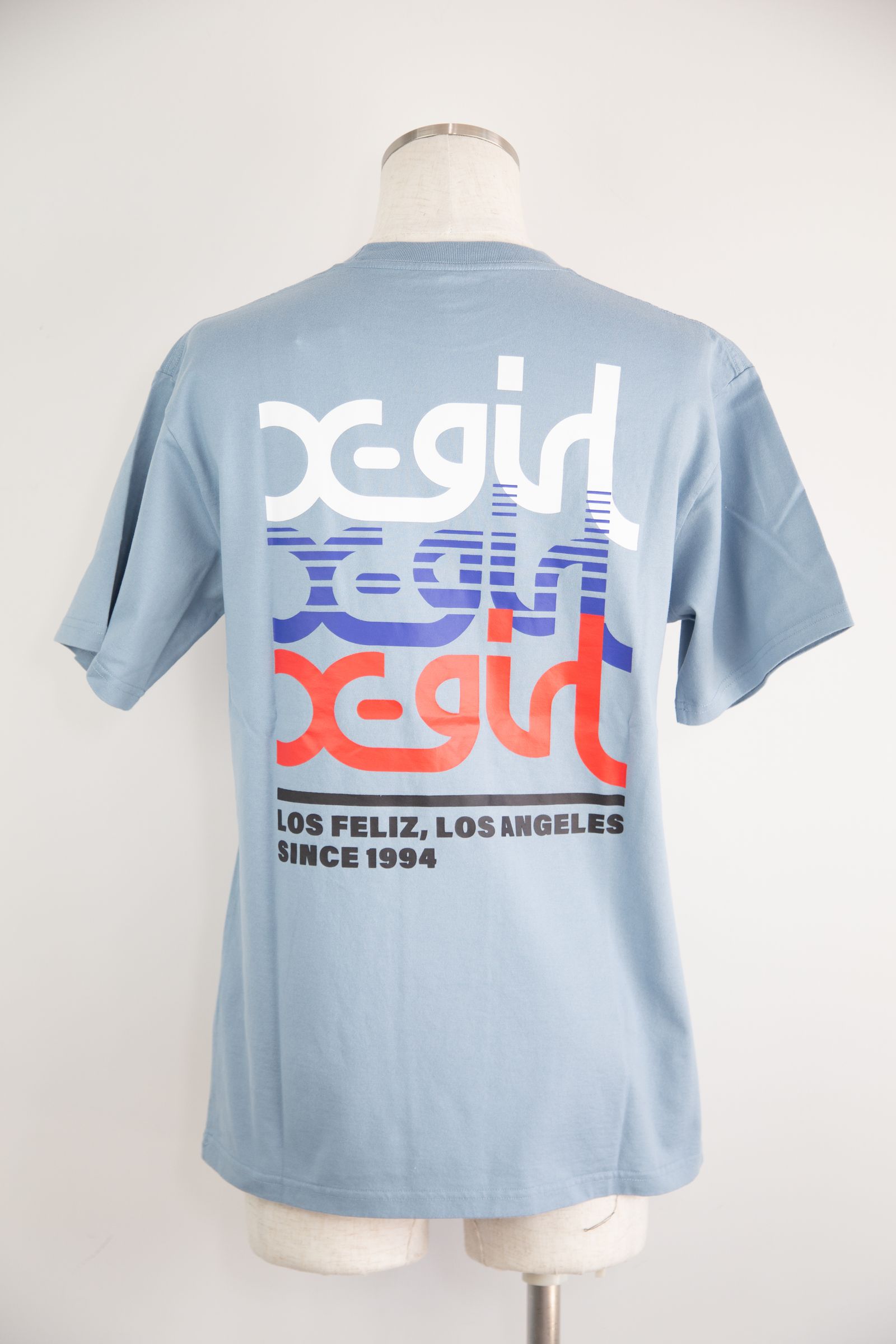 TRIPLE MILLS LOGO S/S TEE / ブルー