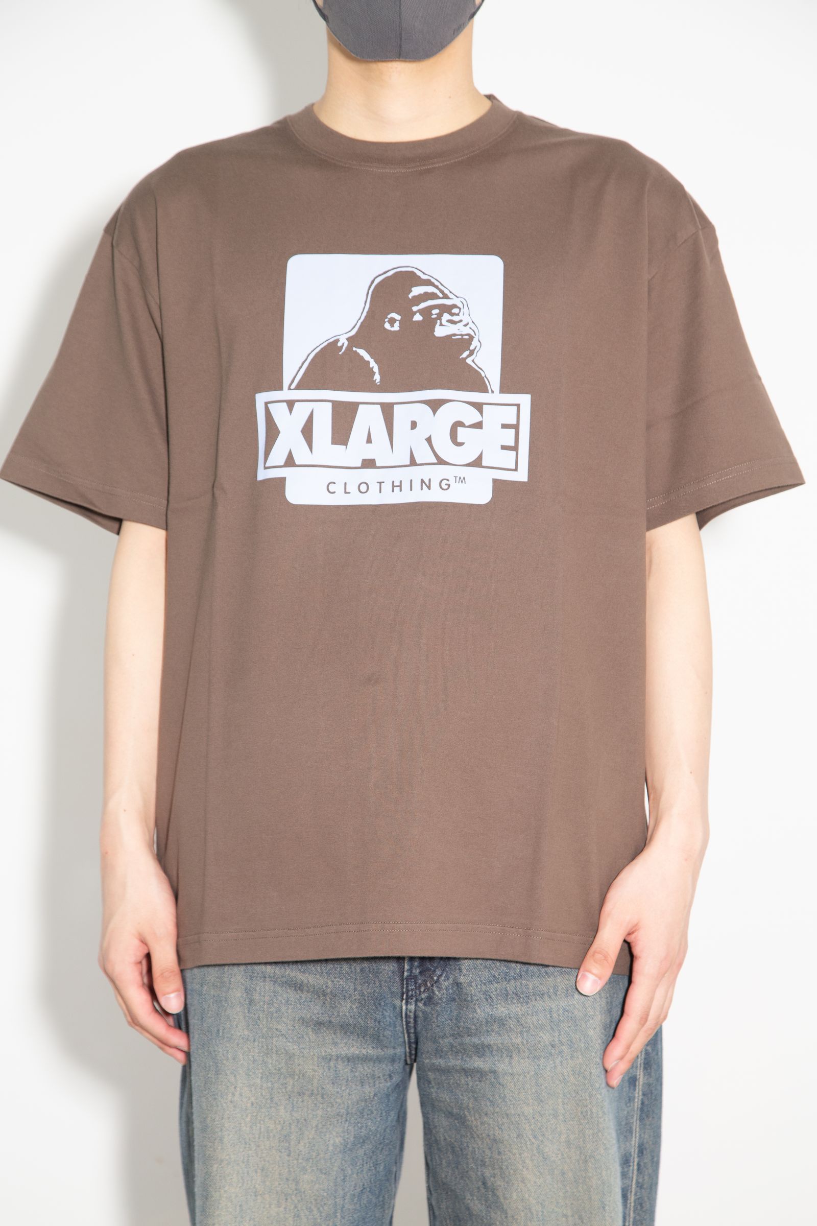 ［ラスト1点 サイズL］OG BOX S/S TEE / ブラウン