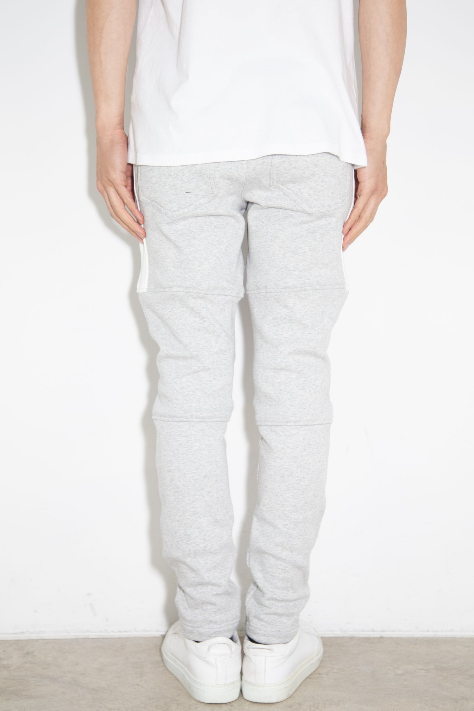 【人気継続商品】 Velours fleece SLASH LINE PT / グレー