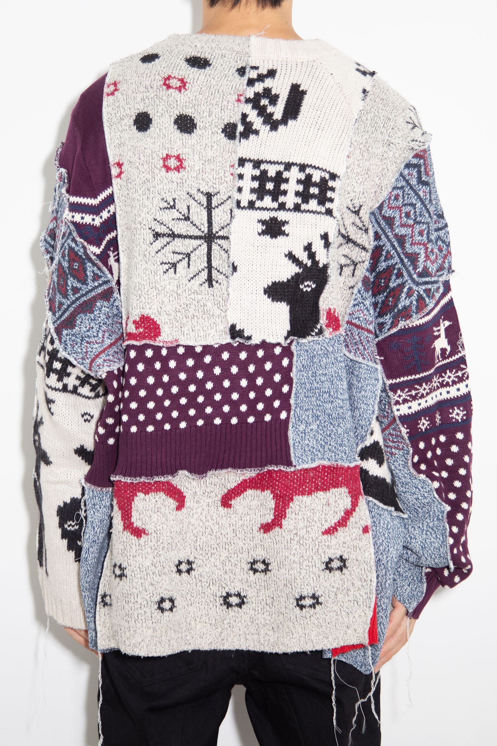 Nordic Patchwork Sweater / A