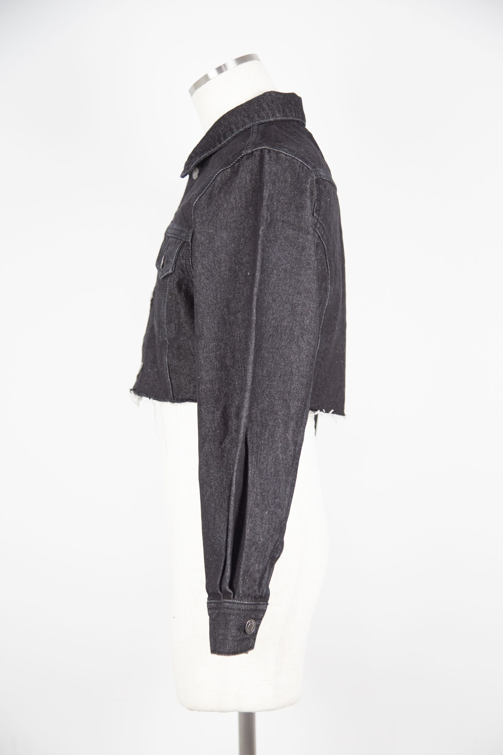OVERDYED DENIM JACKET / ブラック