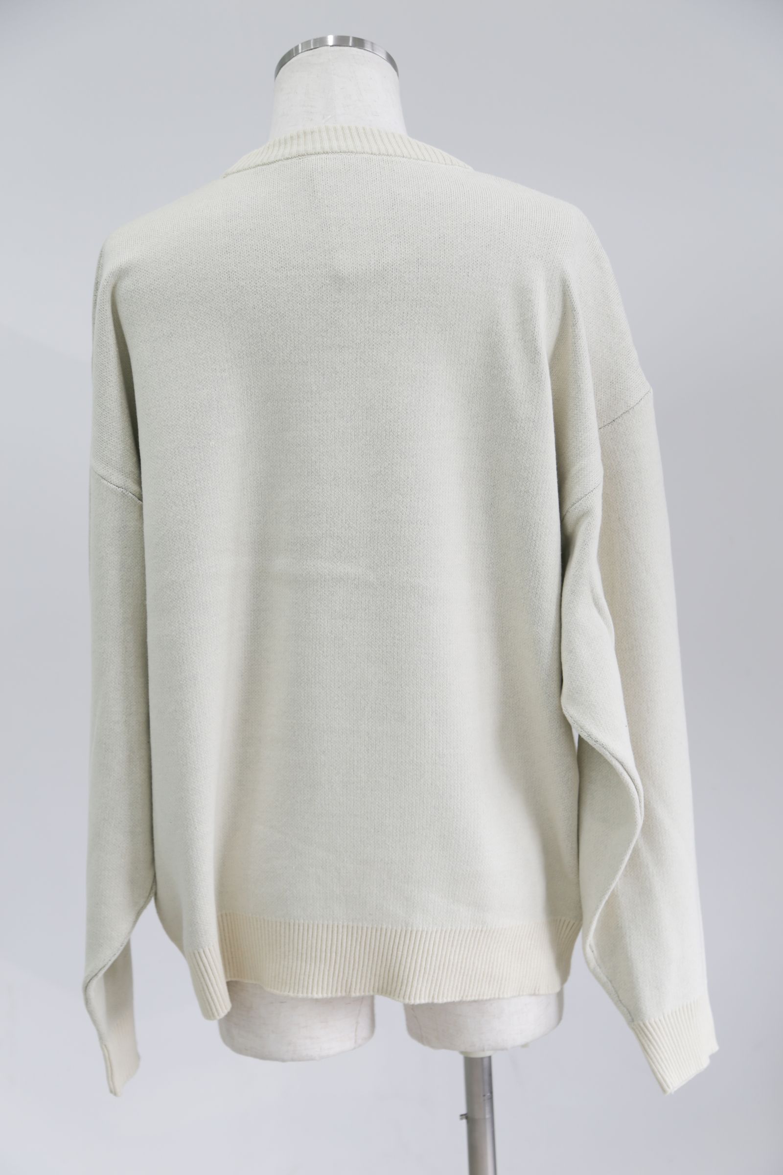 ANGEL JACQUARD KNIT TOP / オフホワイト