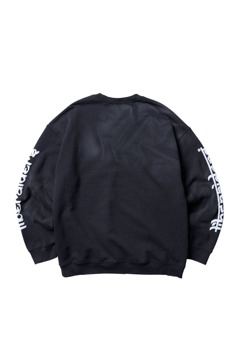 LR SLEEVE LOGO VINTAGE CREWNECK / ブラック
