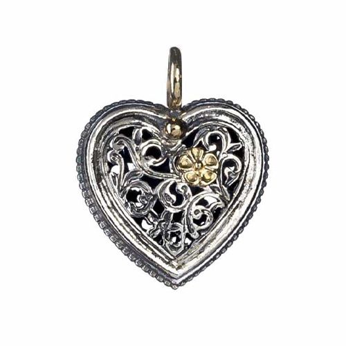 Garden Shadows Heart Pendant / GP038