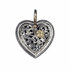 Garden Shadows Heart Pendant / GP038