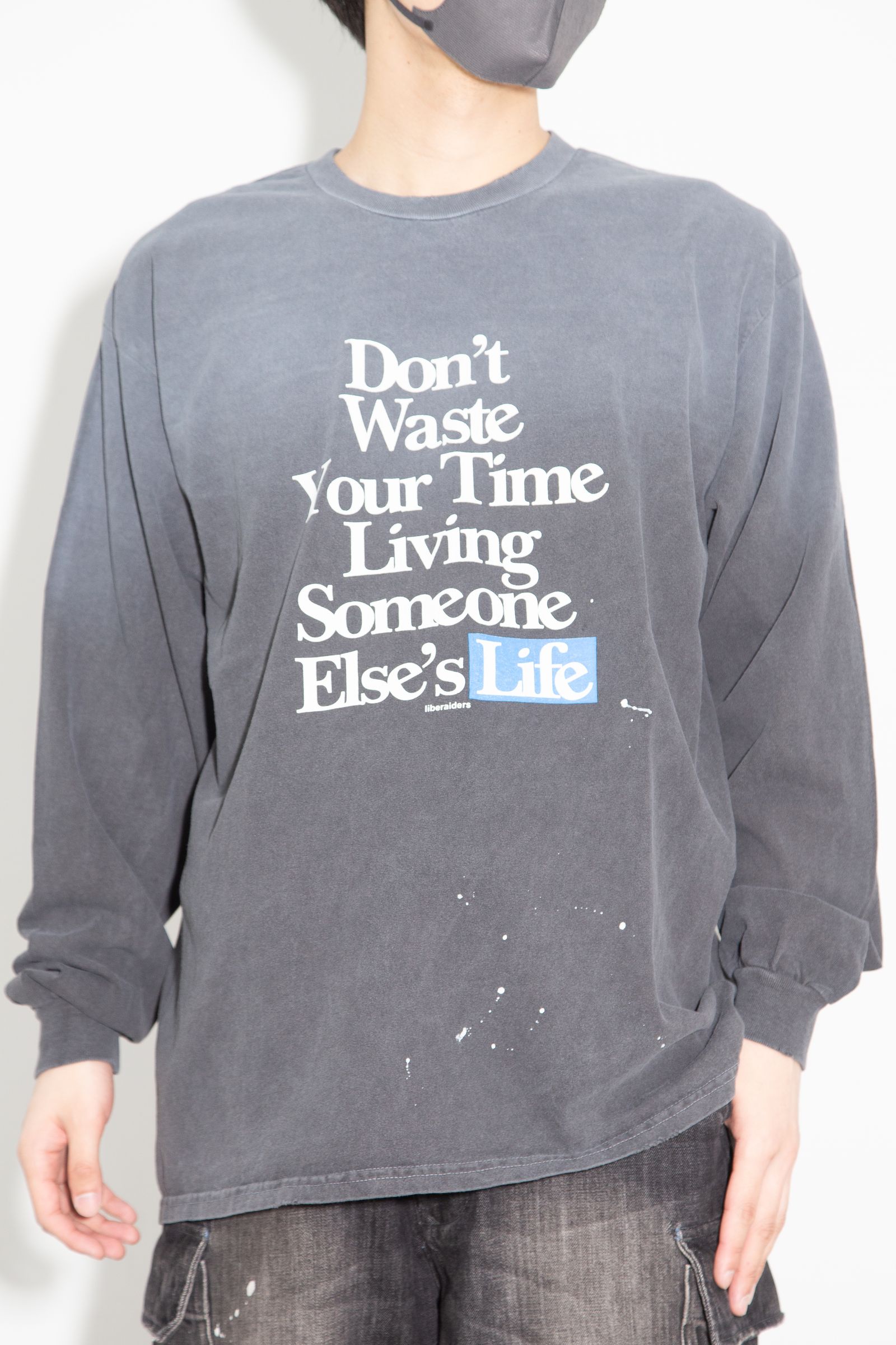 LIFE L/S TEE / ブラック
