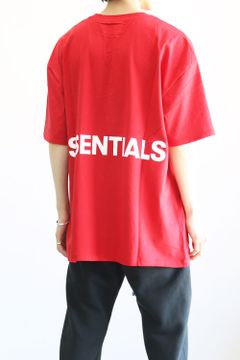 BACK LOGO S/S TEE / レッド