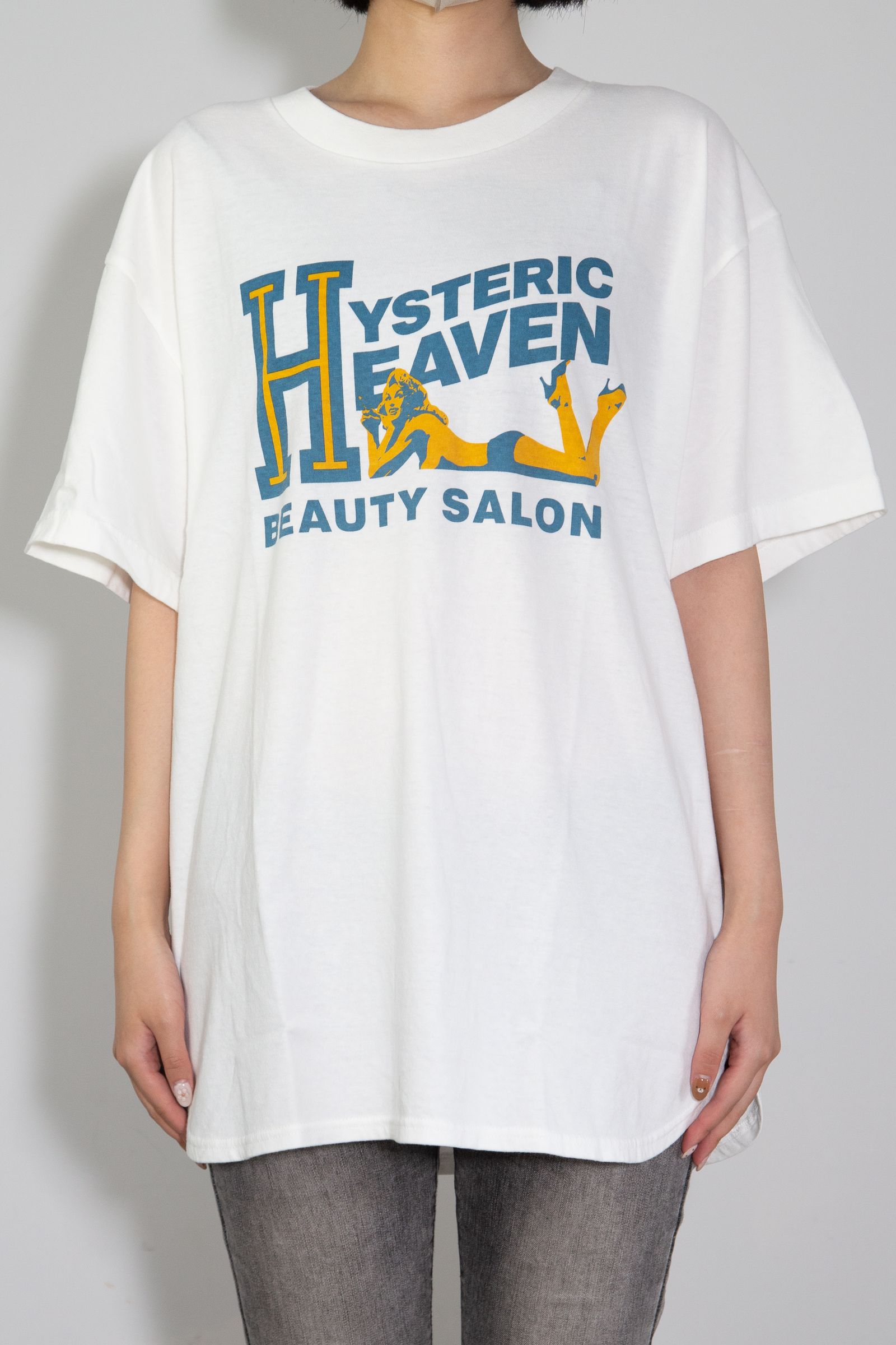 H BEAUTY SALON オーバーサイズTシャツ / ホワイト