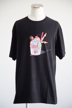 【ICECREAM】PIN UP T-SHIRT / ブラック