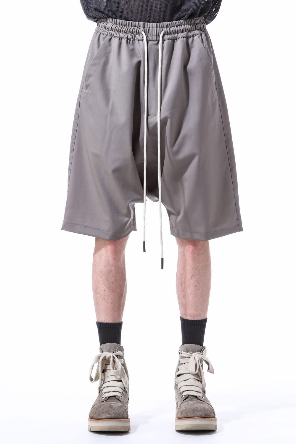 サマーウールサルエルショーツ / Summer Wool Sarouel Shorts / ブラック / ag-11042