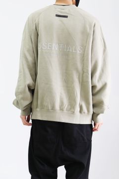 21SS BACK LOGO SWEAT (RUBBER) / モス