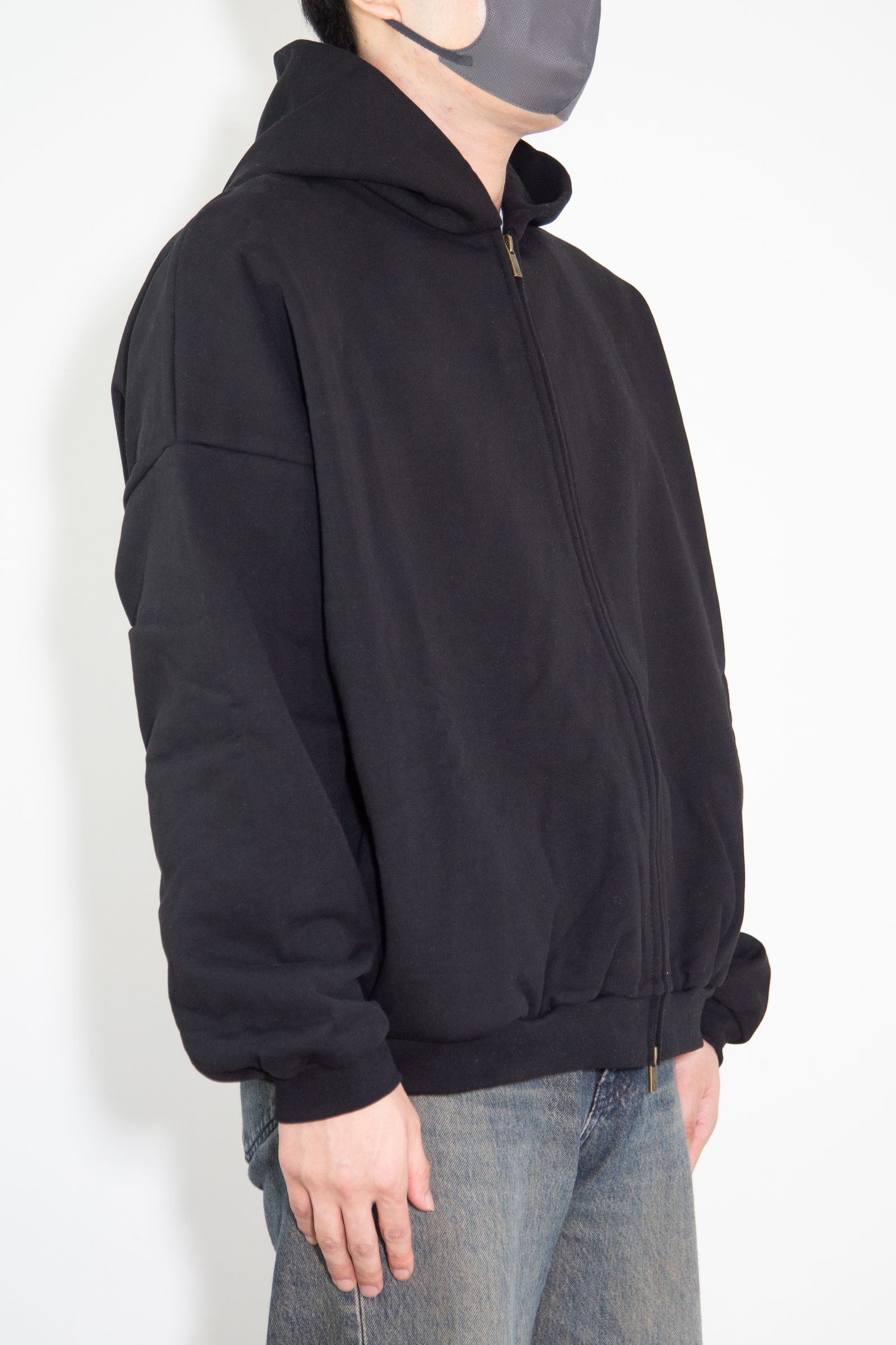 24FW HEAVY WEIGHT FULL ZIP HOODIE / ブラック