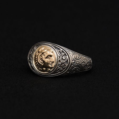 Alexander the Great Symbol Ring / GR059
