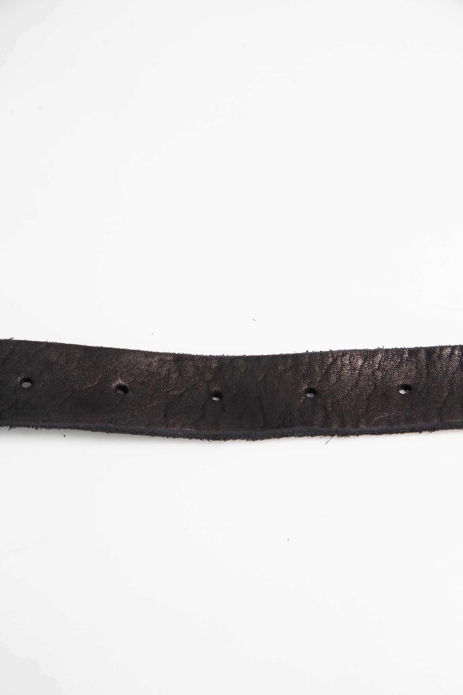 [ラスト1点] JP SHOULDER GARMENT-DYED ROLLER-BUCKLE BELT【30mm】  / ブラック