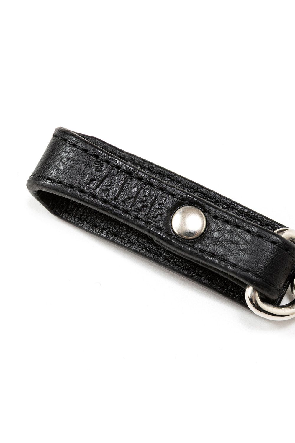 STUDS LEATHER WALLET CHAIN / ブラック