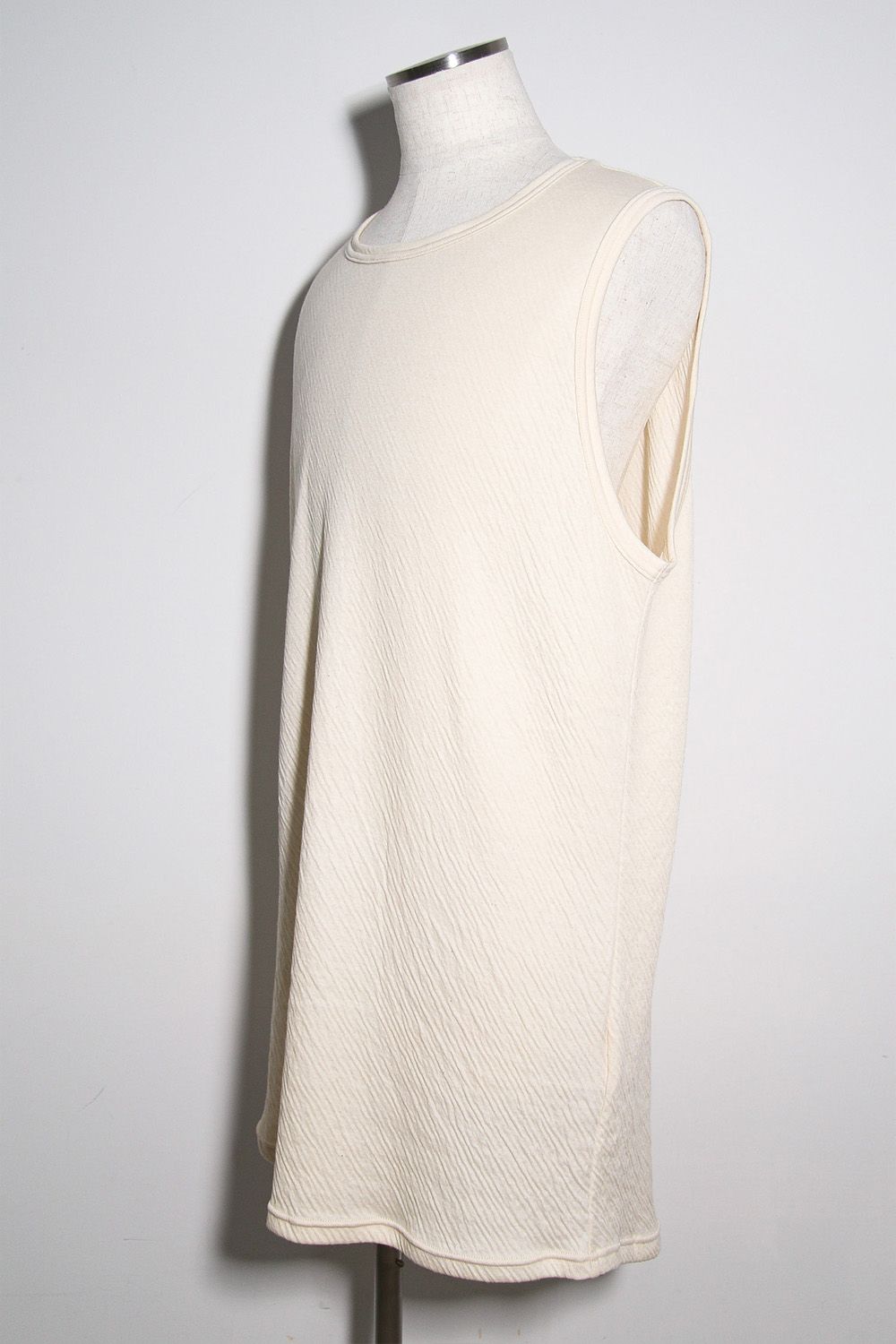 Double Gauze Long Tank Top / アイボリー